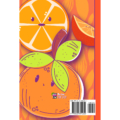 Orange Notebook: College Ruled Citrus Fruit Notebook With Oranges On It - Paperback - Back Cover - [© Copyrighted Material]